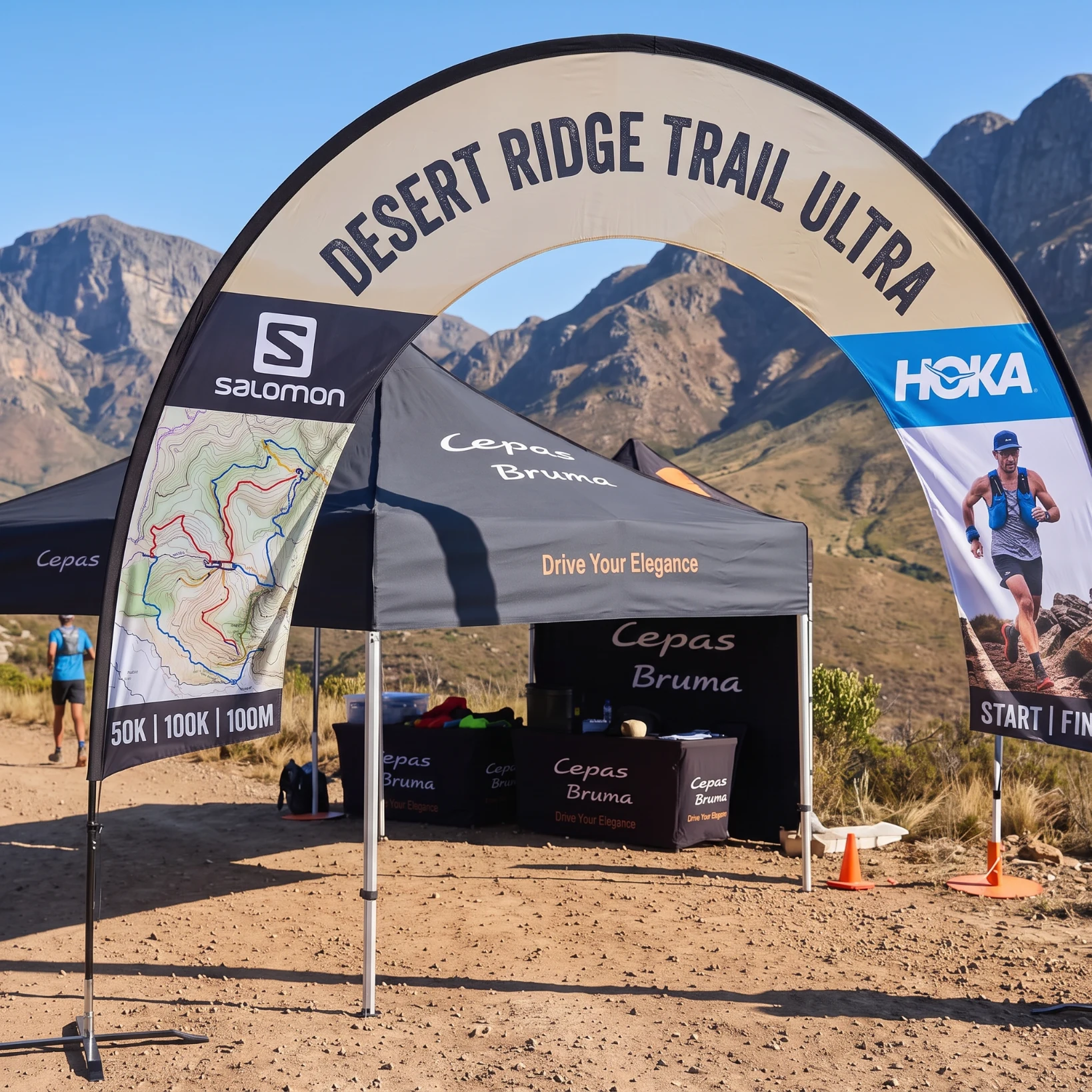 Deluxe Giant Arch Banners