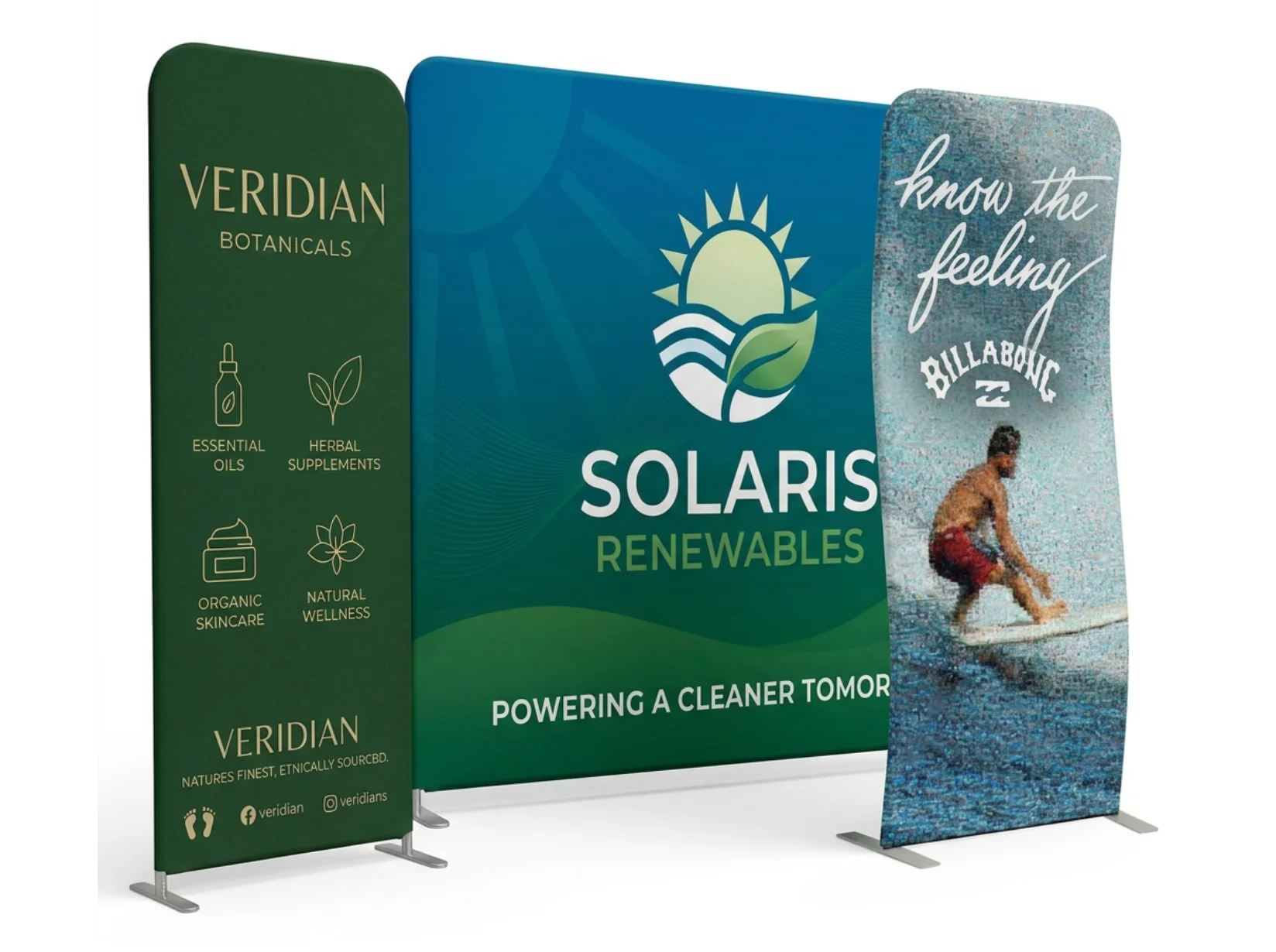 Slim Banner Walls – Double Sided