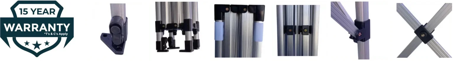 Classic Premium Aluminium Gazebos (Ultra Lightweight) specifications