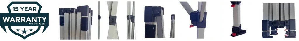 Deluxe Premium Steel Gazebo [30 Series] specifications
